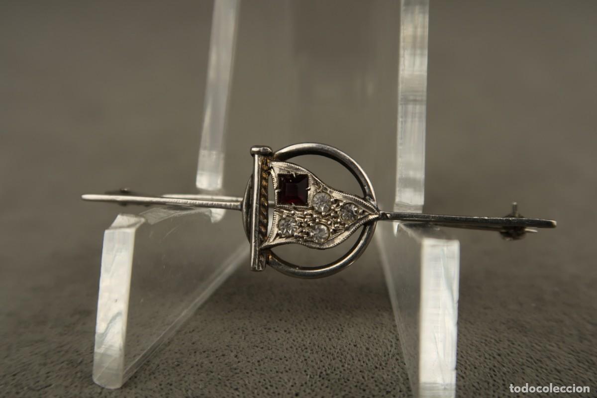 Joyeria: Antiguo Broche Art Deco - Foto 2