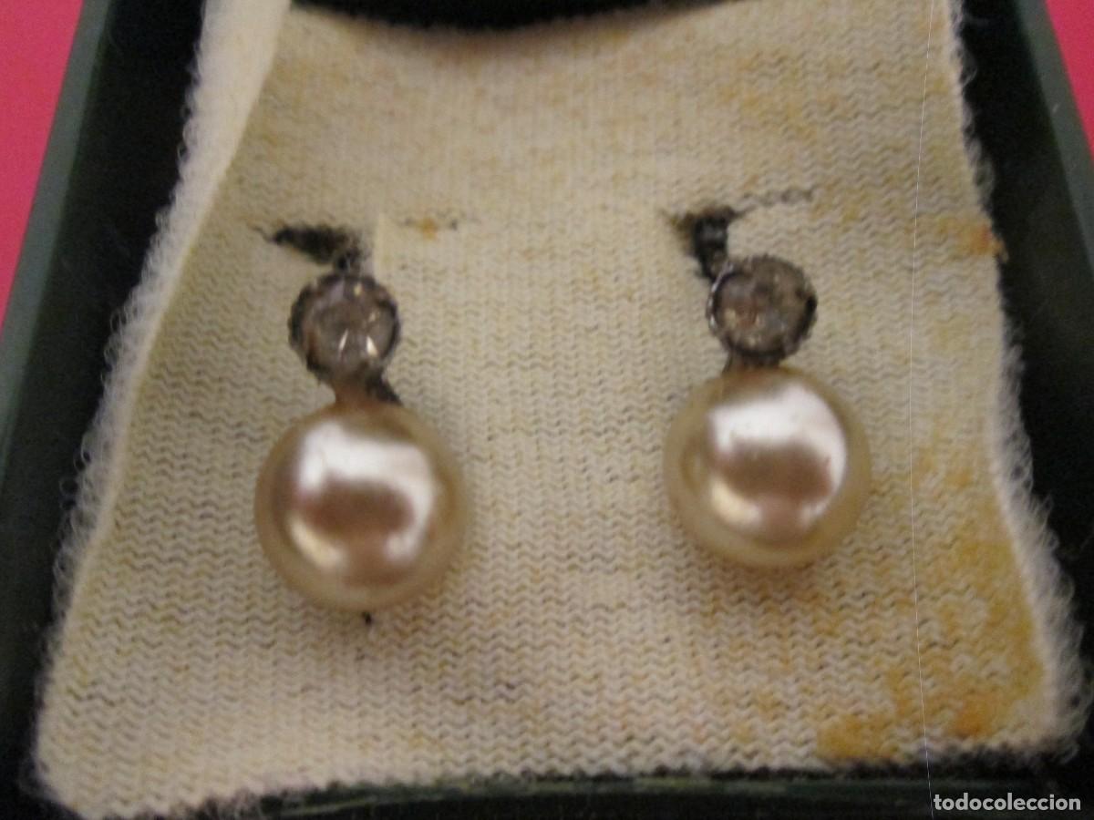 Joyeria: ANTIGUOS PENDIENTES DE PERLAS Y PIEDRAS - Foto 1
