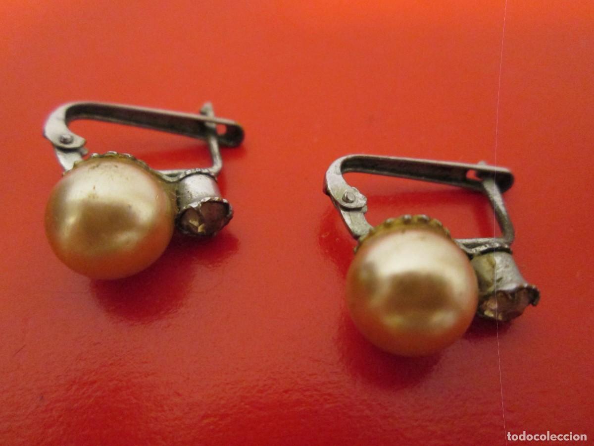 Joyeria: ANTIGUOS PENDIENTES DE PERLAS Y PIEDRAS - Foto 3