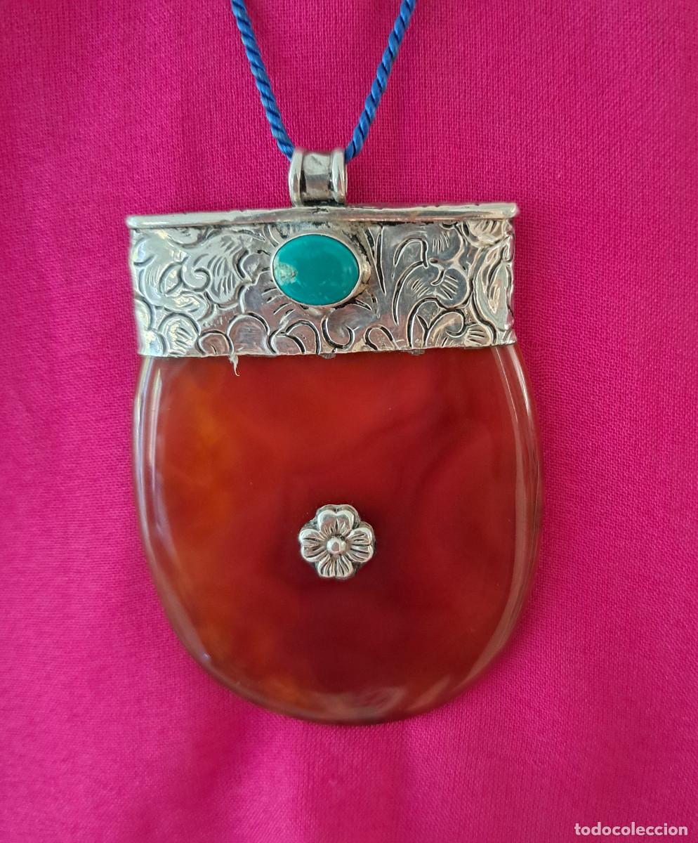 Joyeria: COLGANTE DE PLATA DE LEY CON AMBAR ref. A-9 - Foto 2