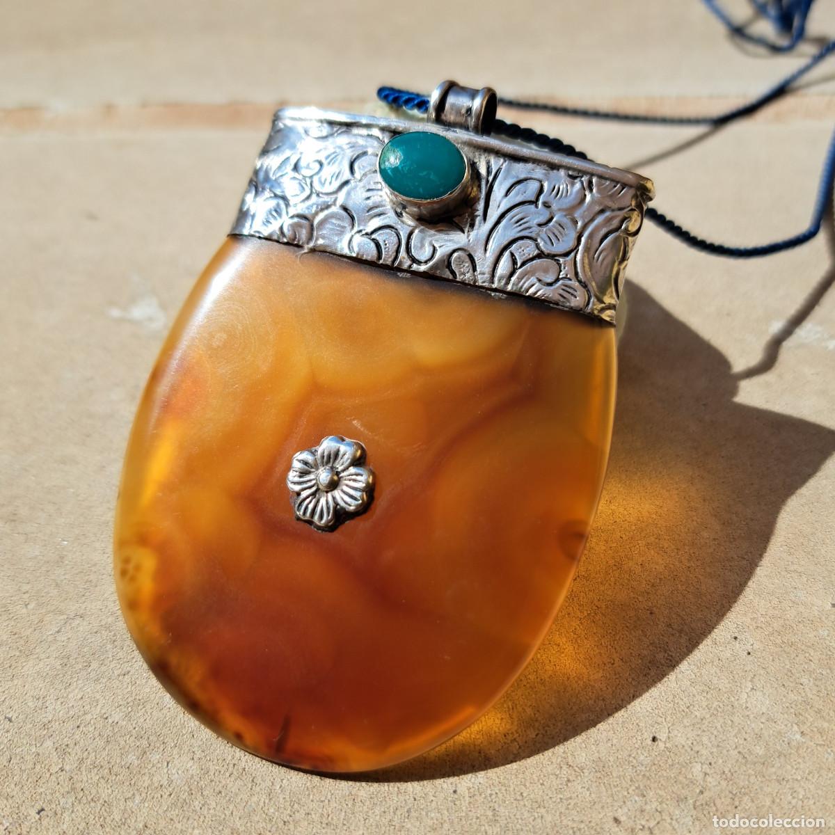 Joyeria: COLGANTE DE PLATA DE LEY CON AMBAR ref. A-9 - Foto 4