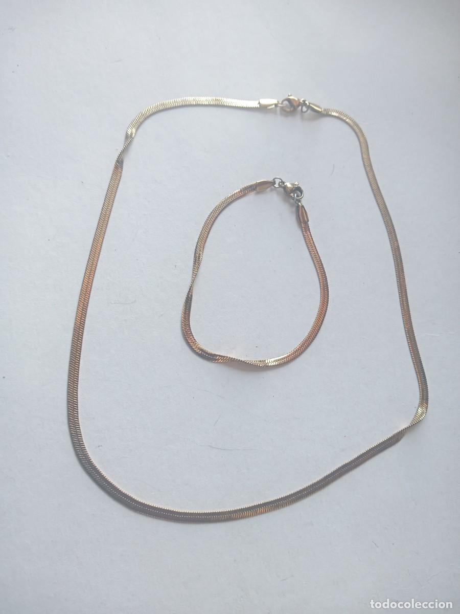 Joyeria: BONITO COLLAR. CADENA. PULSERA ANTIGUO - Foto 2