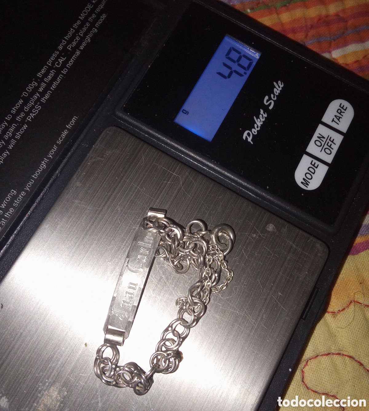 Joyeria: PULSERA ANTIGUA DE PLATA PEQUE&Ntilde;A DE COMUNI&Oacute;N - Foto 2