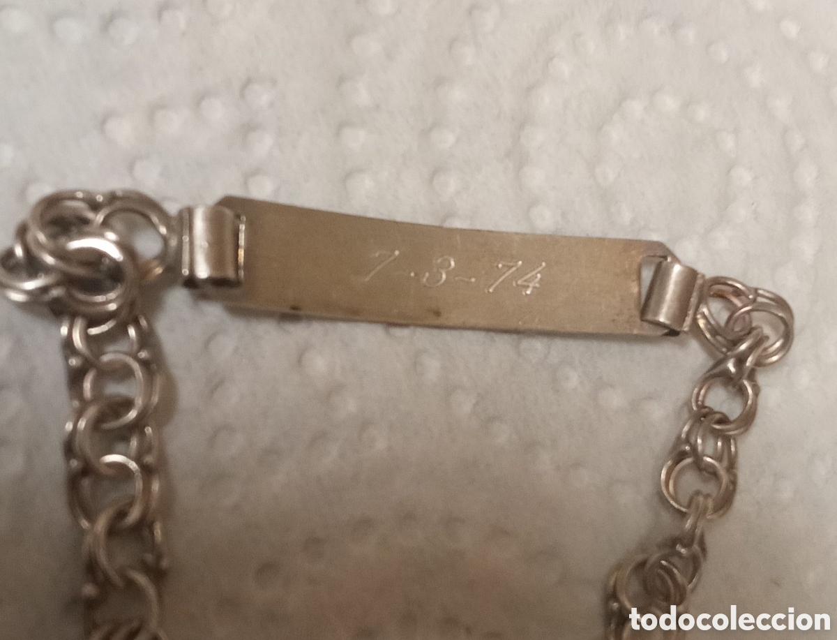 Joyeria: PULSERA ANTIGUA DE PLATA PEQUE&Ntilde;A DE COMUNI&Oacute;N - Foto 3