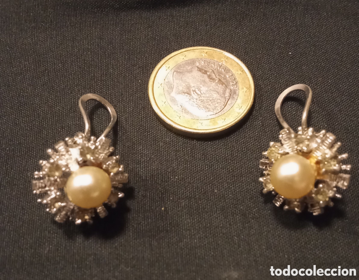 Joyeria: PENDIENTES MUY BONITOS CON UNA PERLA - Foto 2