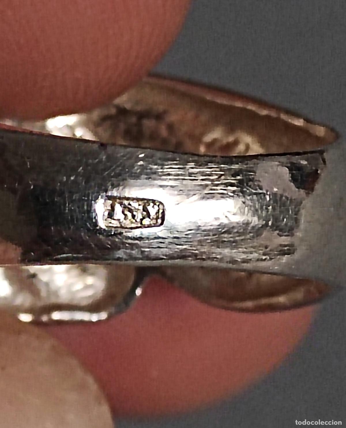 Joyeria: Bonito anillo de plata de ley contrastada. - Foto 4