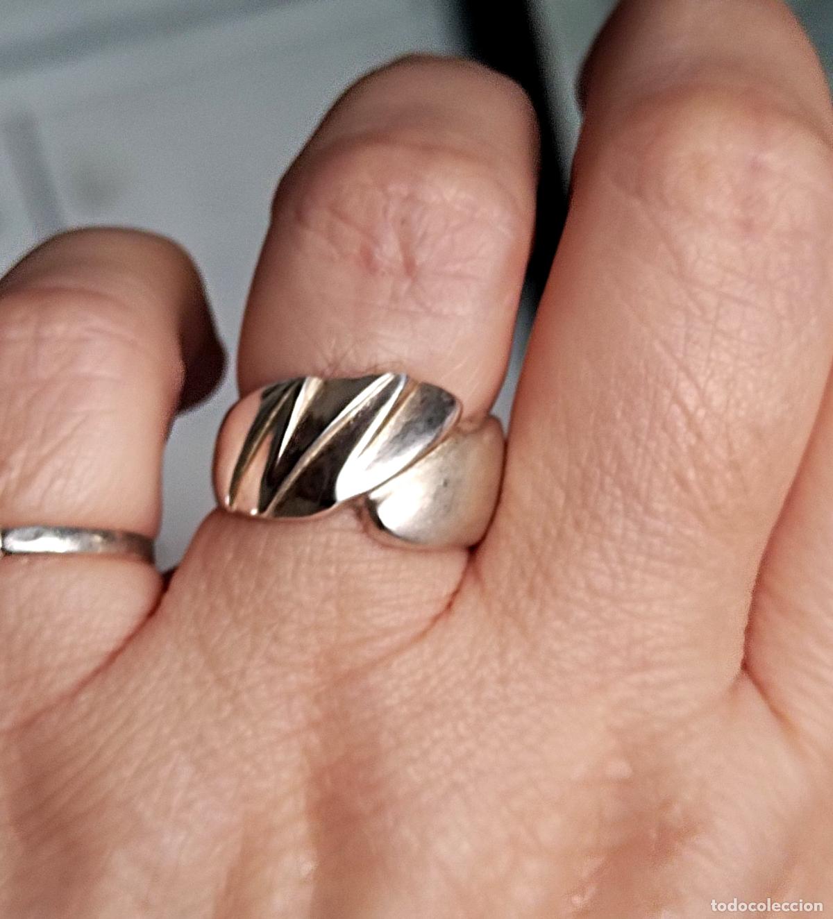 Joyeria: Bonito anillo de plata de ley contrastada. - Foto 1