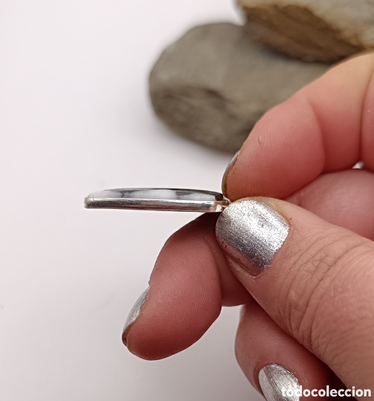 Joyeria: Collar de Plata con Jaspe Cebra - Foto 2