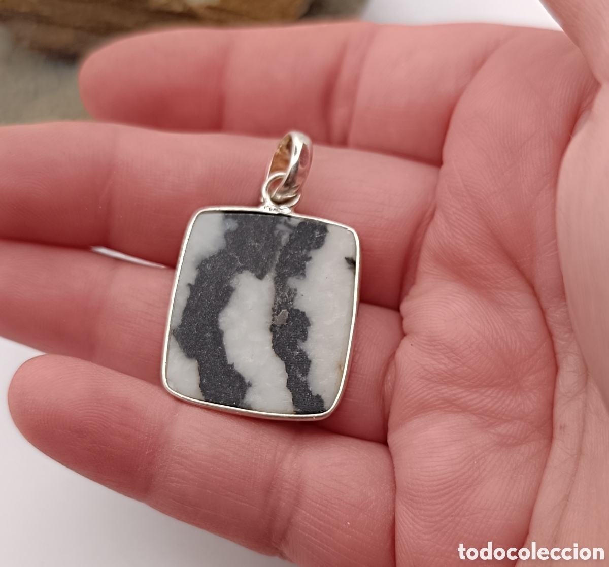 Joyeria: Collar de Plata con Jaspe Cebra - Foto 3