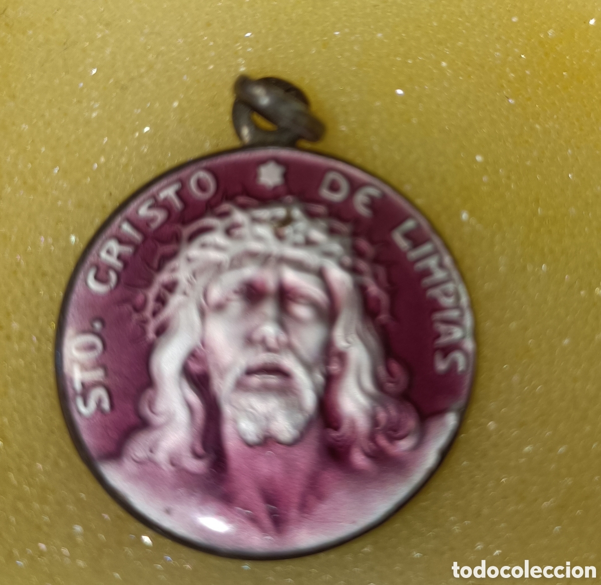Joyeria: Cristo de limpias, plata y esmalte - Foto 1