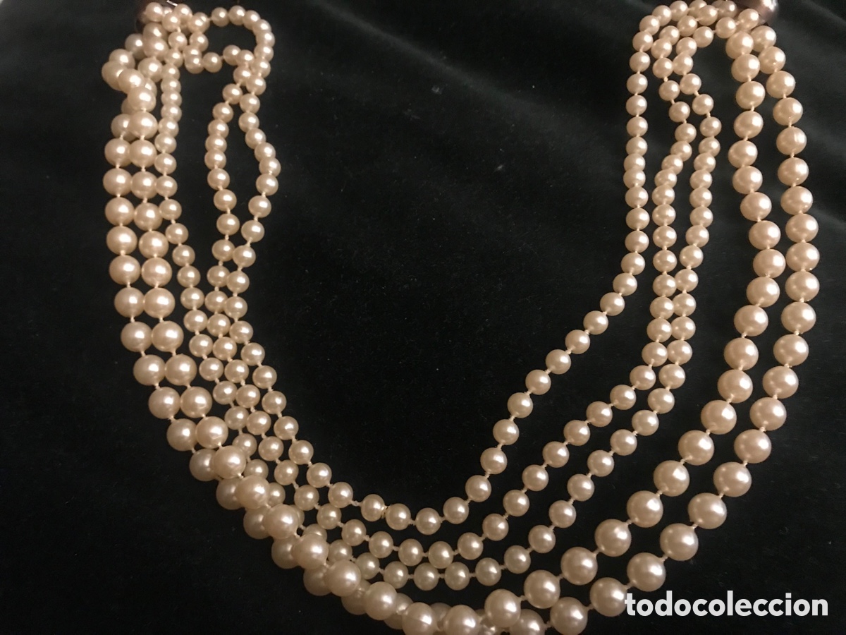 Joyeria: Collar perlas de 5 vueltas - Foto 2