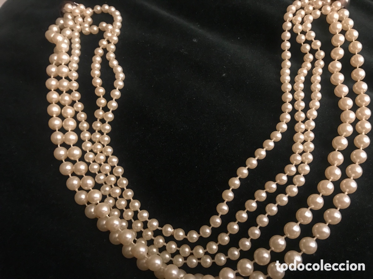 Joyeria: Collar perlas de 5 vueltas - Foto 4
