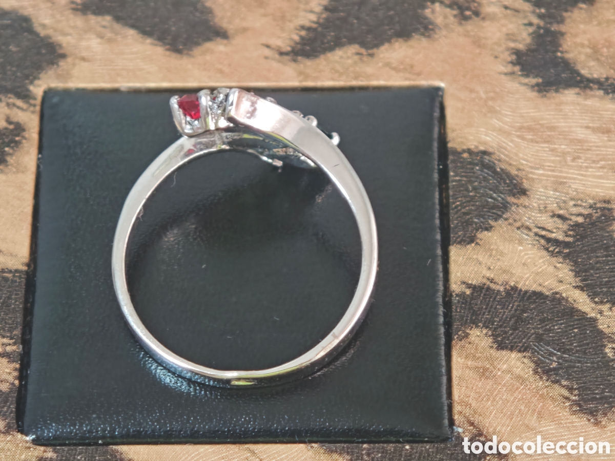 Joyeria: A anillo de plata de ley y piedras de color - Foto 7