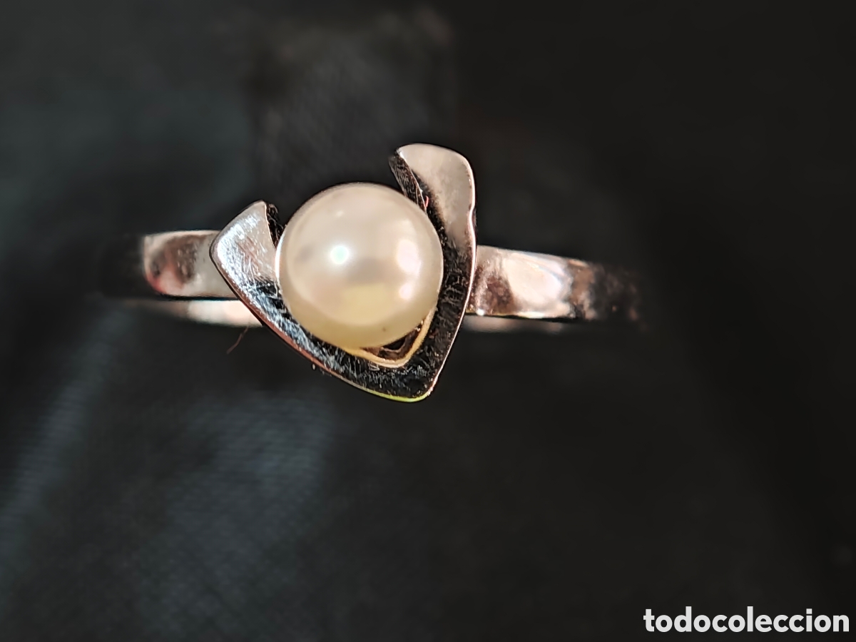 Joyeria: Anillo plata de ley y perla - Foto 2