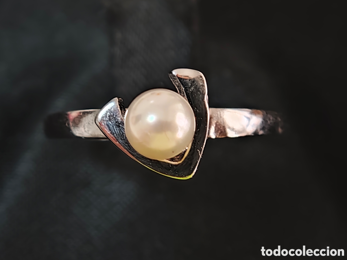 Joyeria: Anillo plata de ley y perla - Foto 3