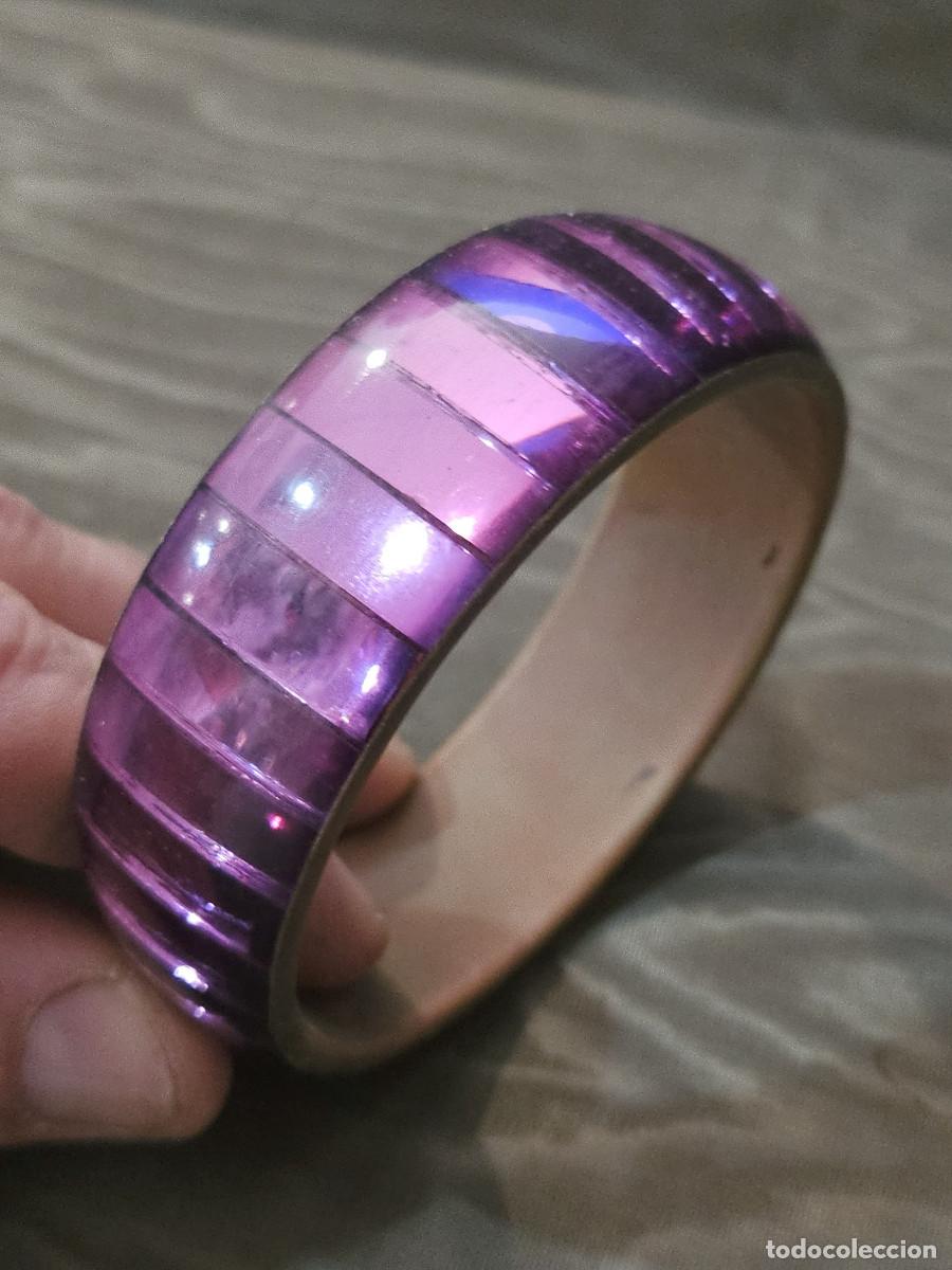 Joyeria: pulsera de metal con cristales color - Foto 1