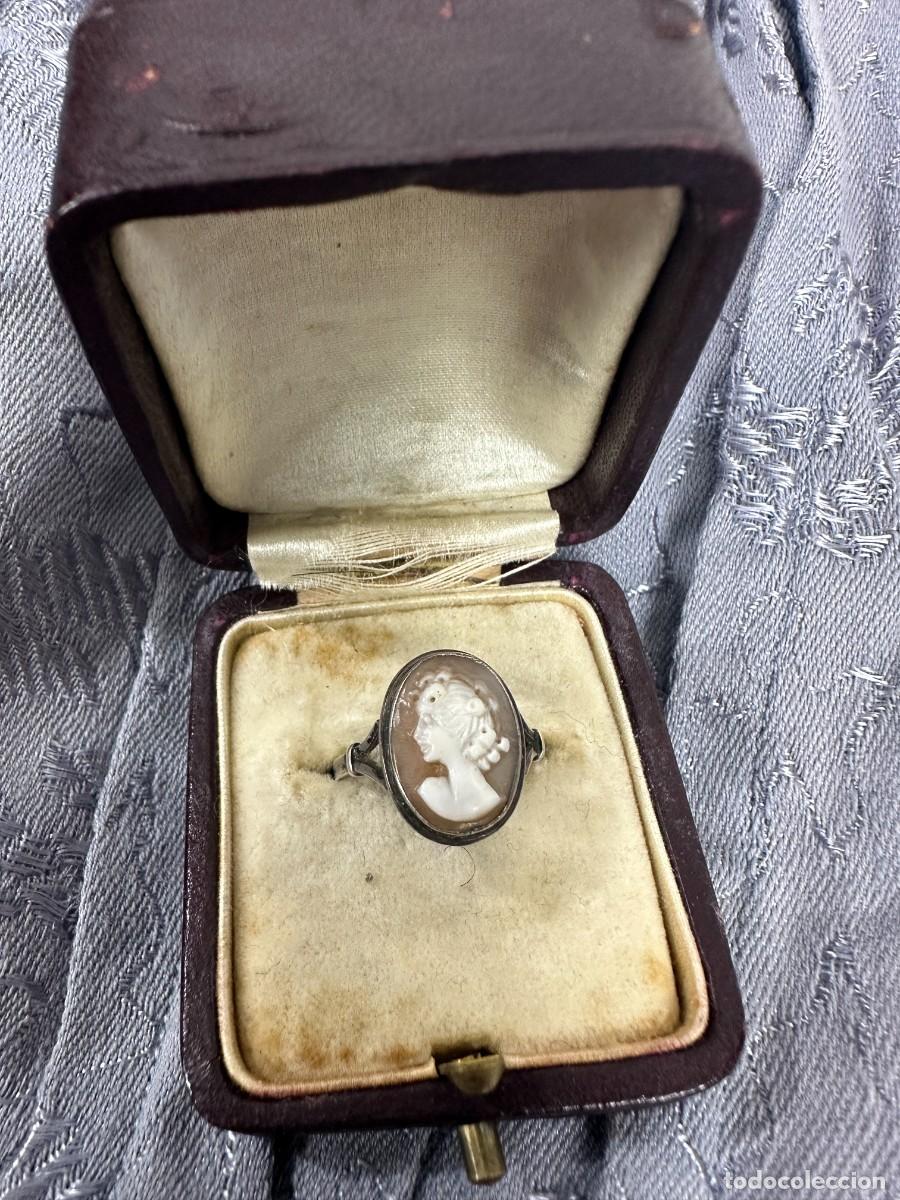 Joyeria: Antiguo anillo de plata y camafeo - Foto 4
