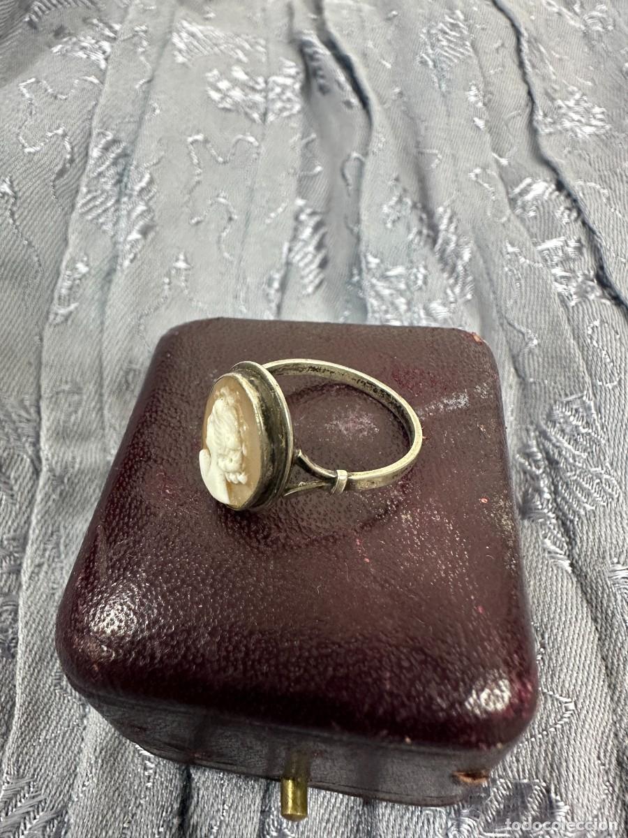 Joyeria: Antiguo anillo de plata y camafeo - Foto 5