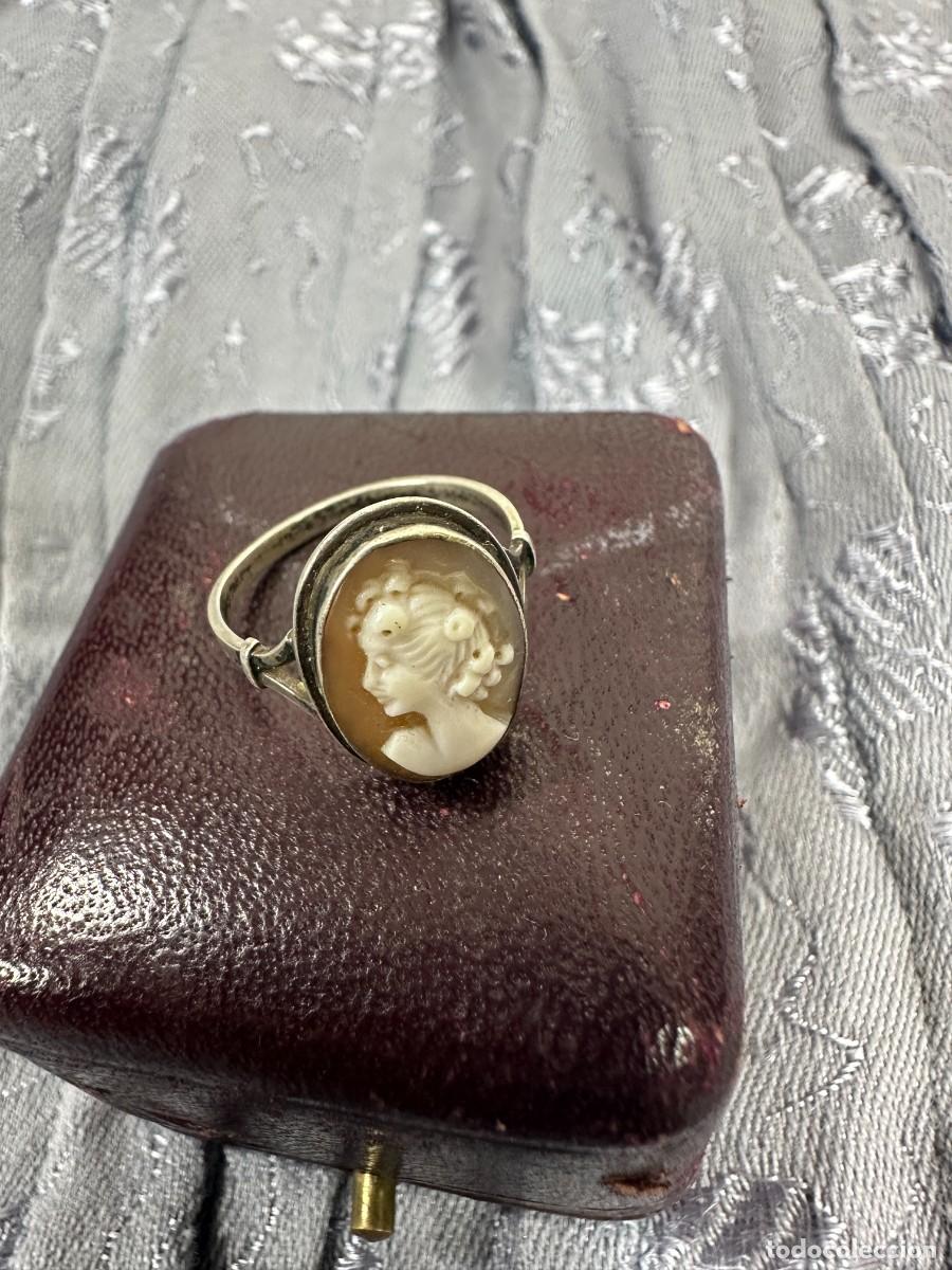 Joyeria: Antiguo anillo de plata y camafeo - Foto 6