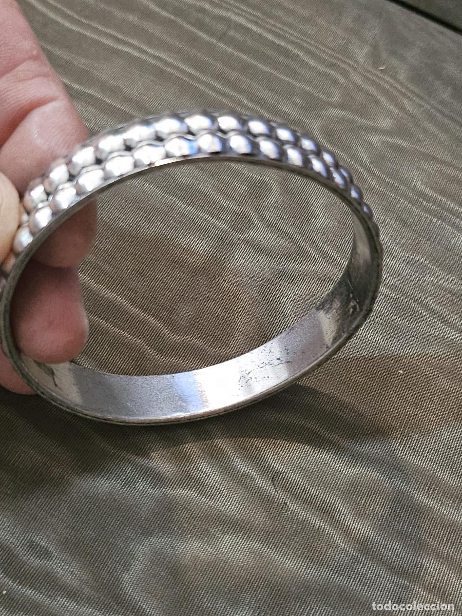Joyeria: pulsera de bisuteria plateada - Foto 2