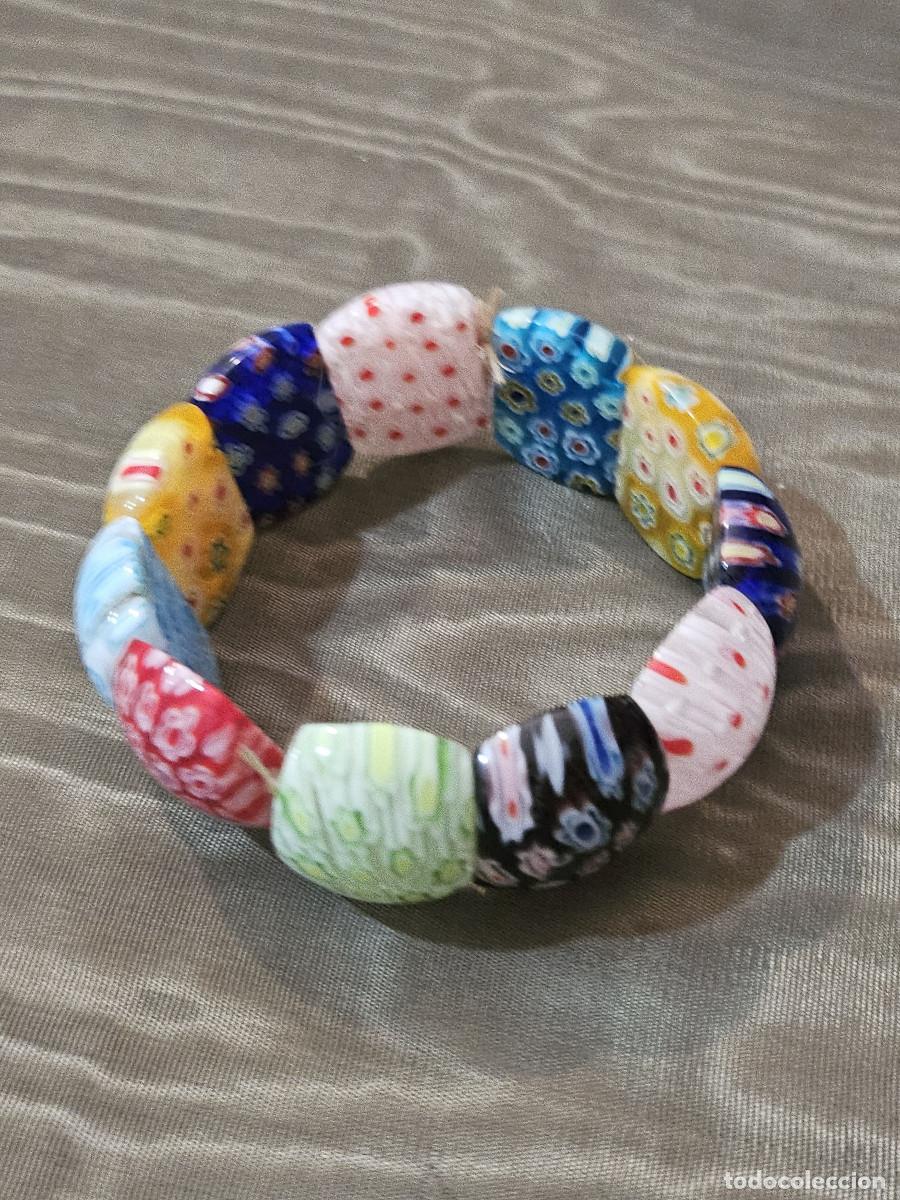 Joyeria: pulsera de bisuteria cristal de murano - Foto 1