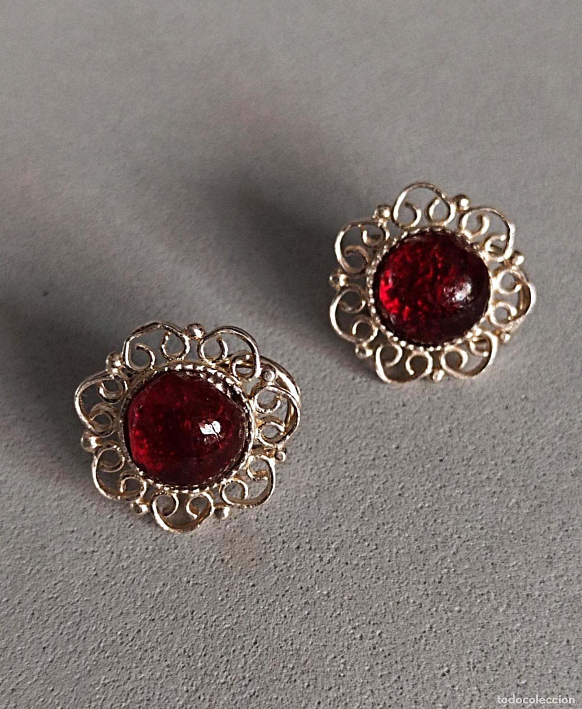 Joyeria: Pendientes de plata de ley contrastada, cierre de omega. - Foto 6