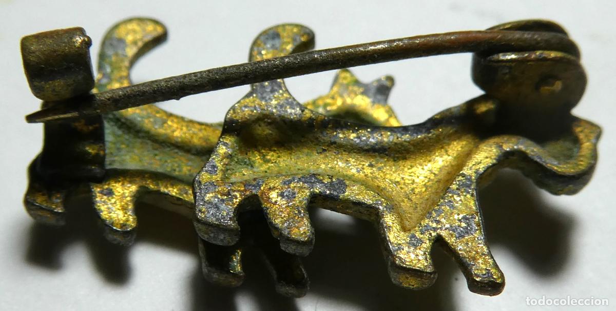Joyeria: Antiguo Broche de pareja de perritos - Foto 2
