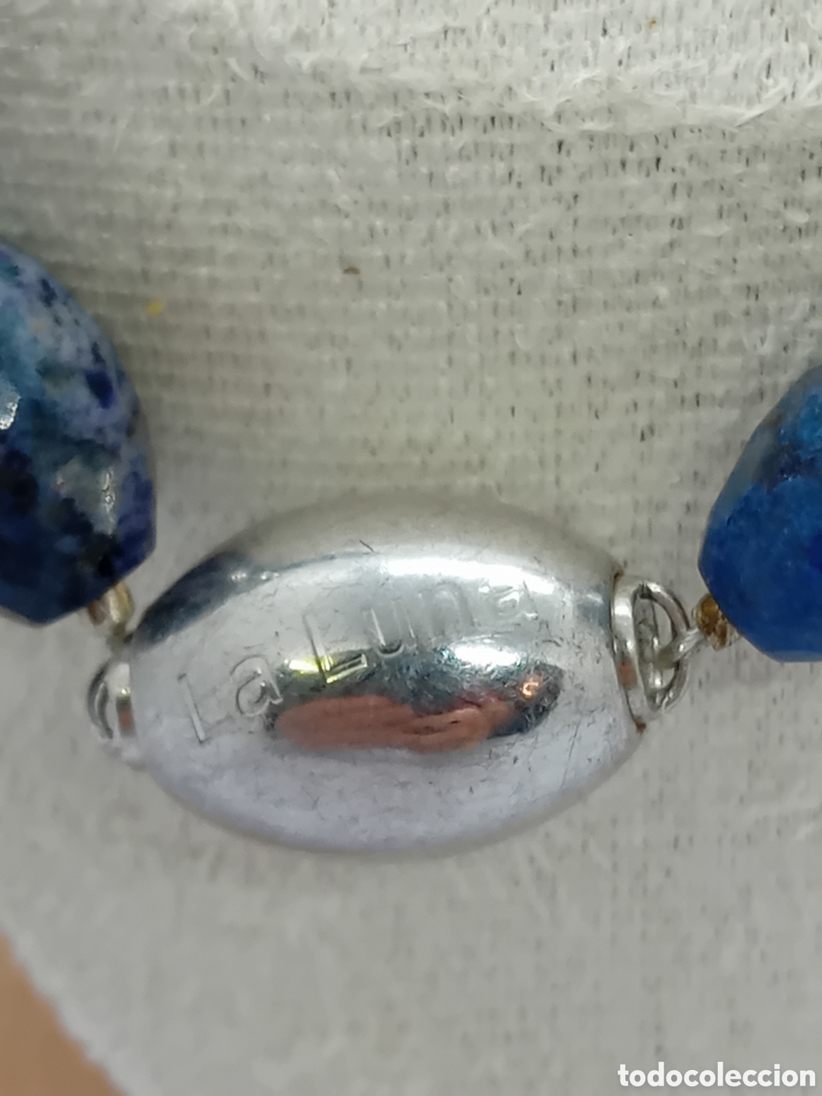 Joyeria: COLLAR LAPIZ LAZURID CIERE DE PLATA MARCA LA LUNA - Foto 4