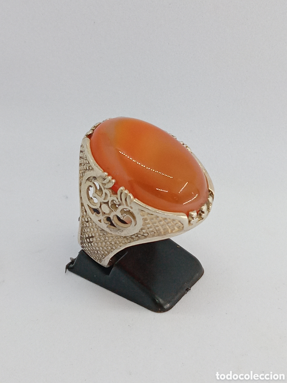 Joyeria: ANILLO DE PLATA ARABE CON PIEDRA ORIGINAL - Foto 2