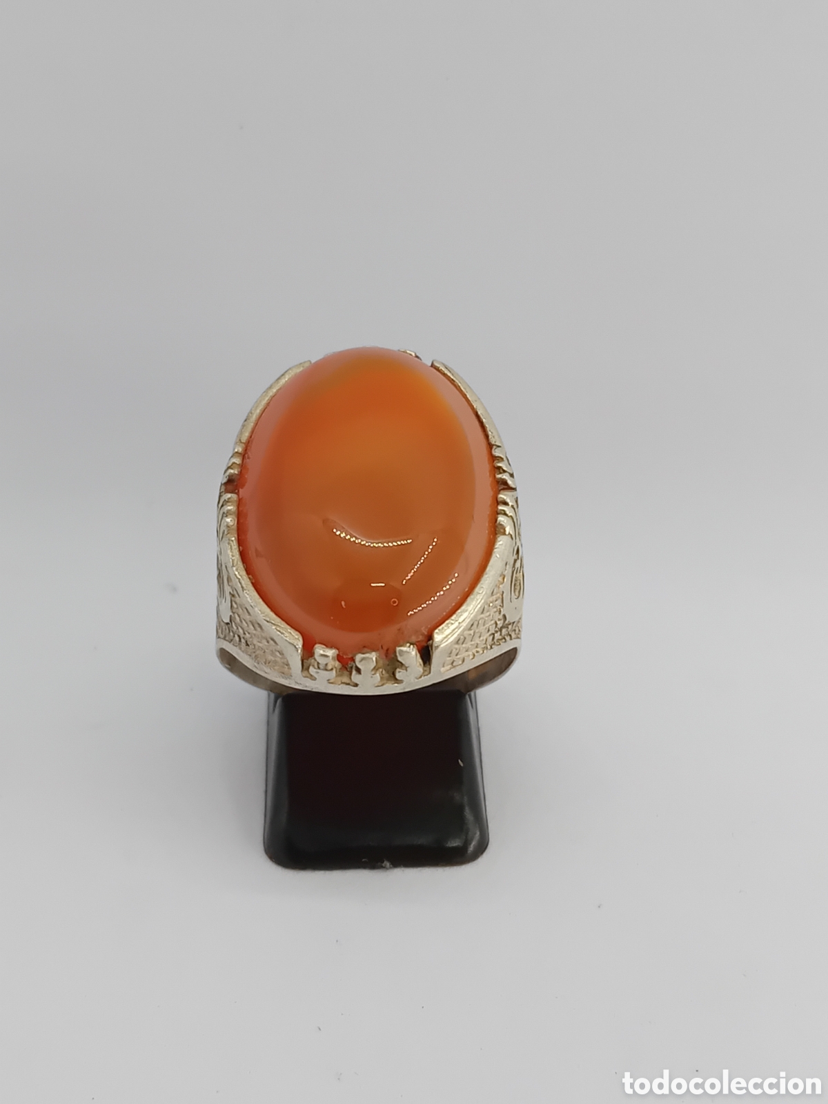 Joyeria: ANILLO DE PLATA ARABE CON PIEDRA ORIGINAL - Foto 3