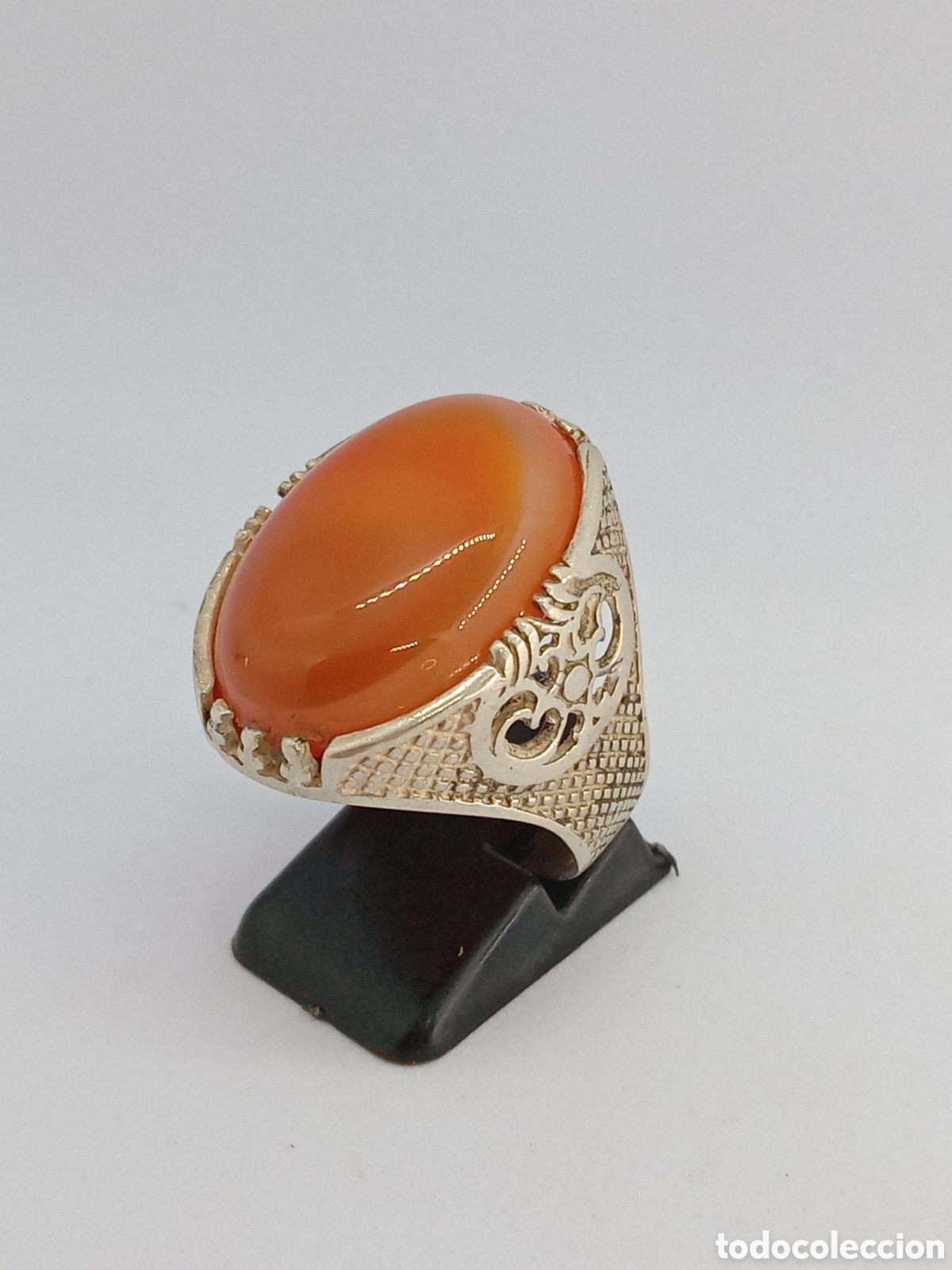 Joyeria: ANILLO DE PLATA ARABE CON PIEDRA ORIGINAL - Foto 1