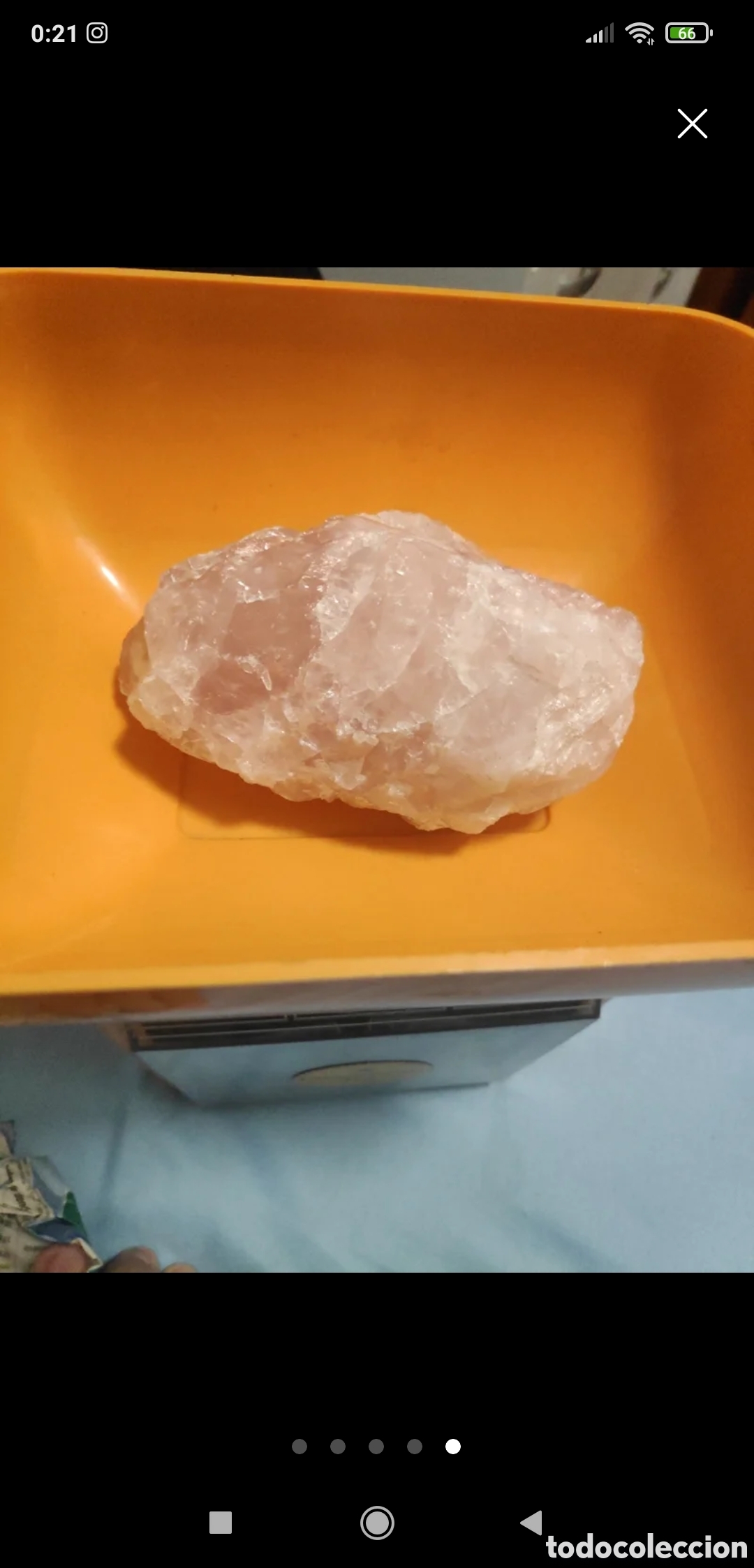 Joyeria: Piedra de cuarzo rosa natural - Foto 4