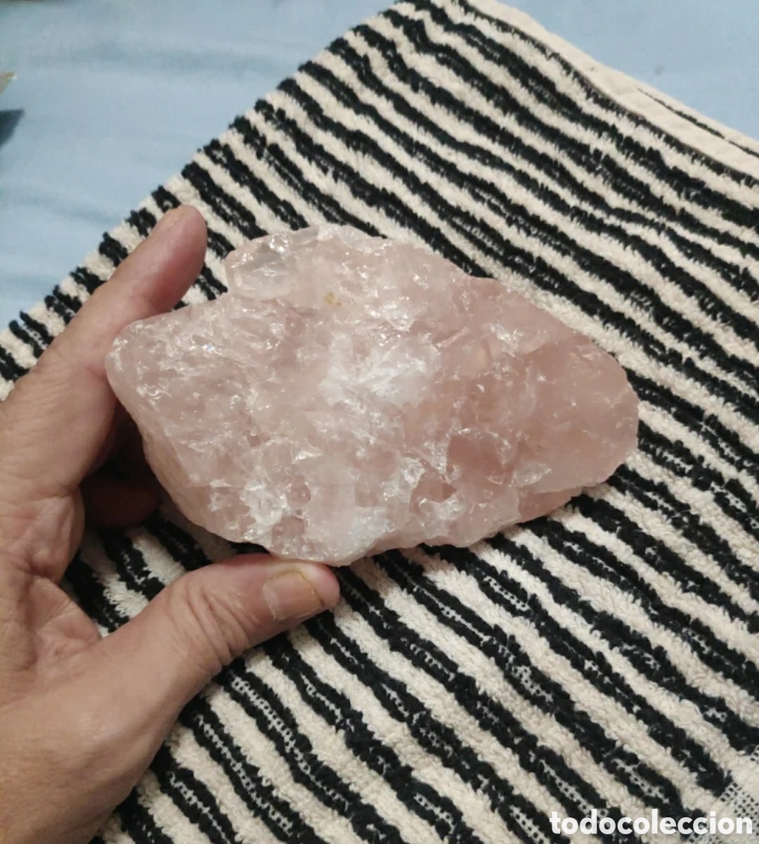 Joyeria: Piedra de cuarzo rosa natural - Foto 1