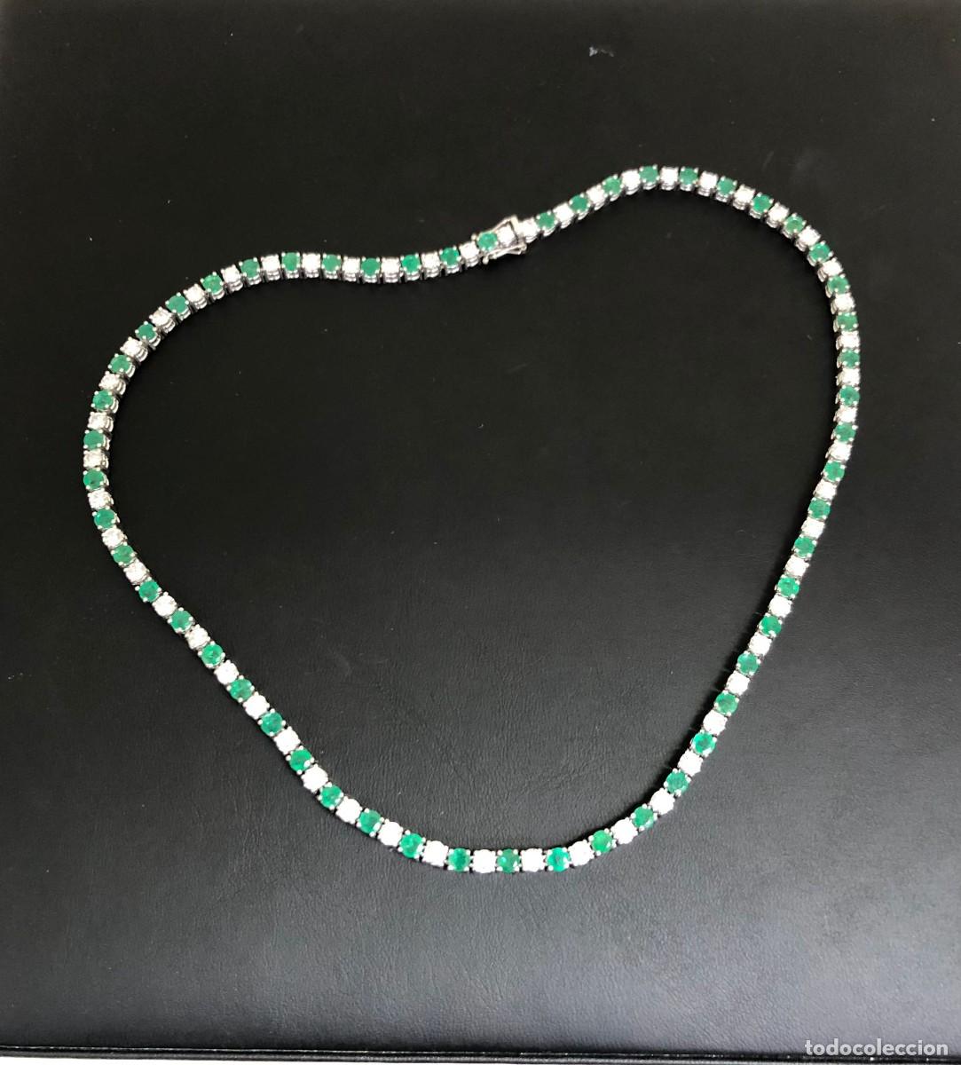 Joyeria: gargantilla diamantes y esmeraldas - Foto 7