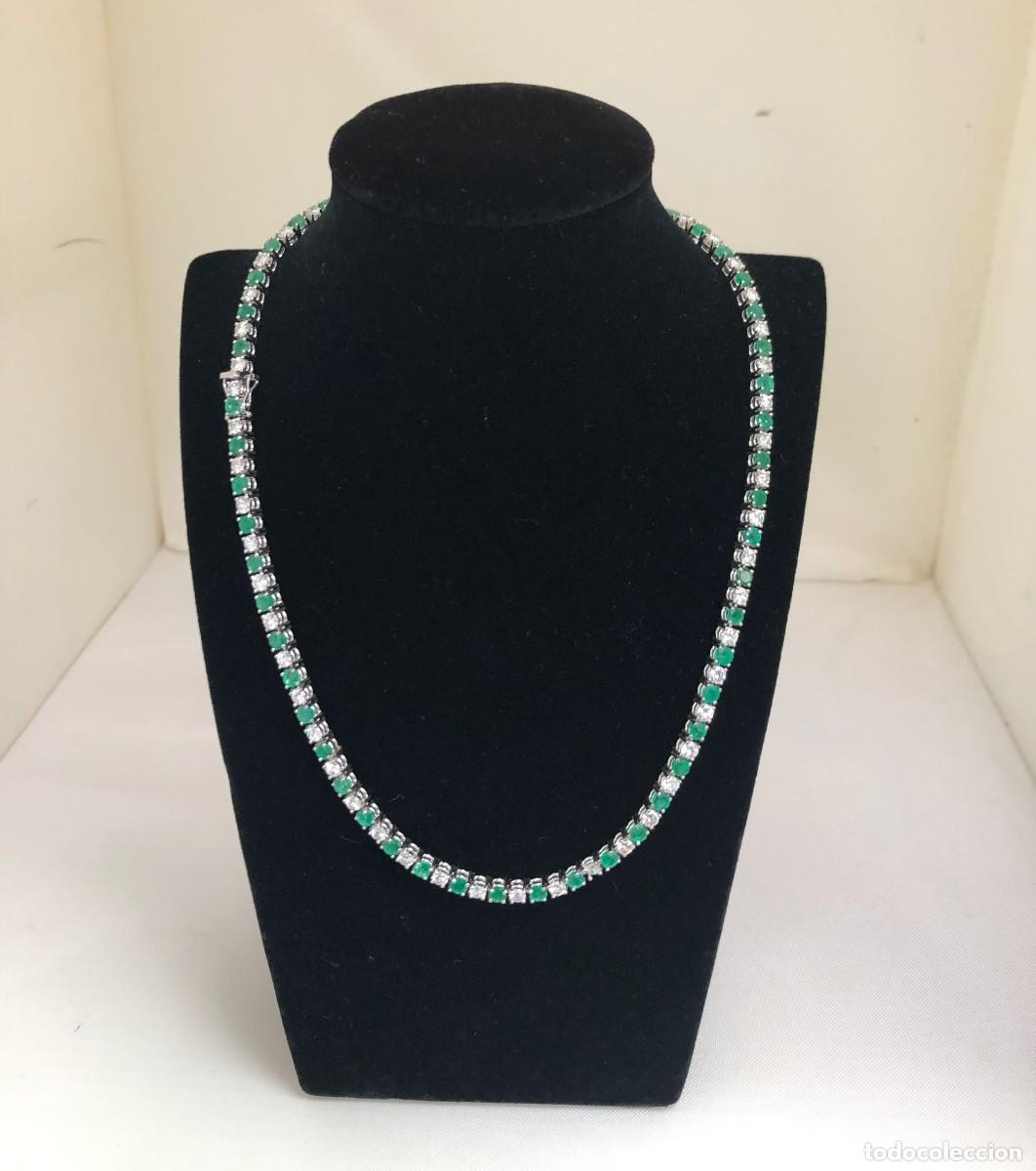 Joyeria: gargantilla diamantes y esmeraldas - Foto 8