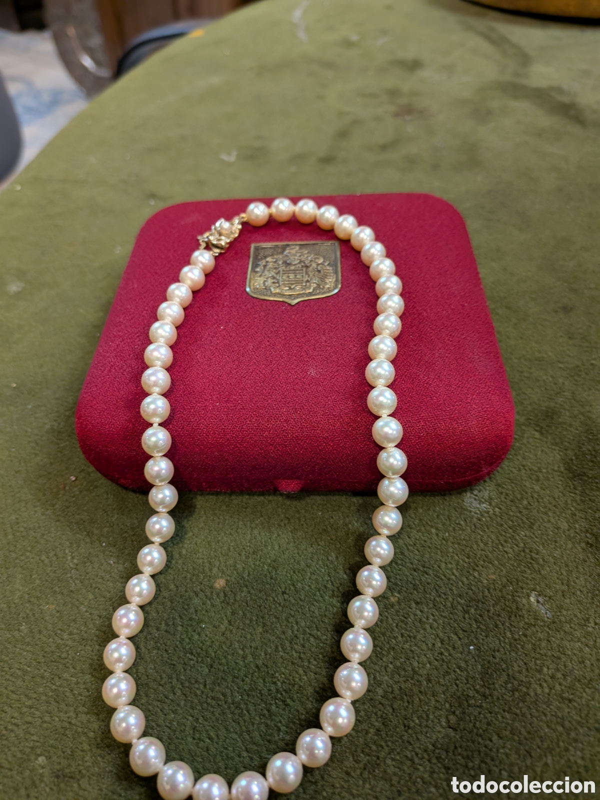 Joyeria: Gargantilla, perlas majorica en su caja original. REF-9272. Ca4 - Foto 2