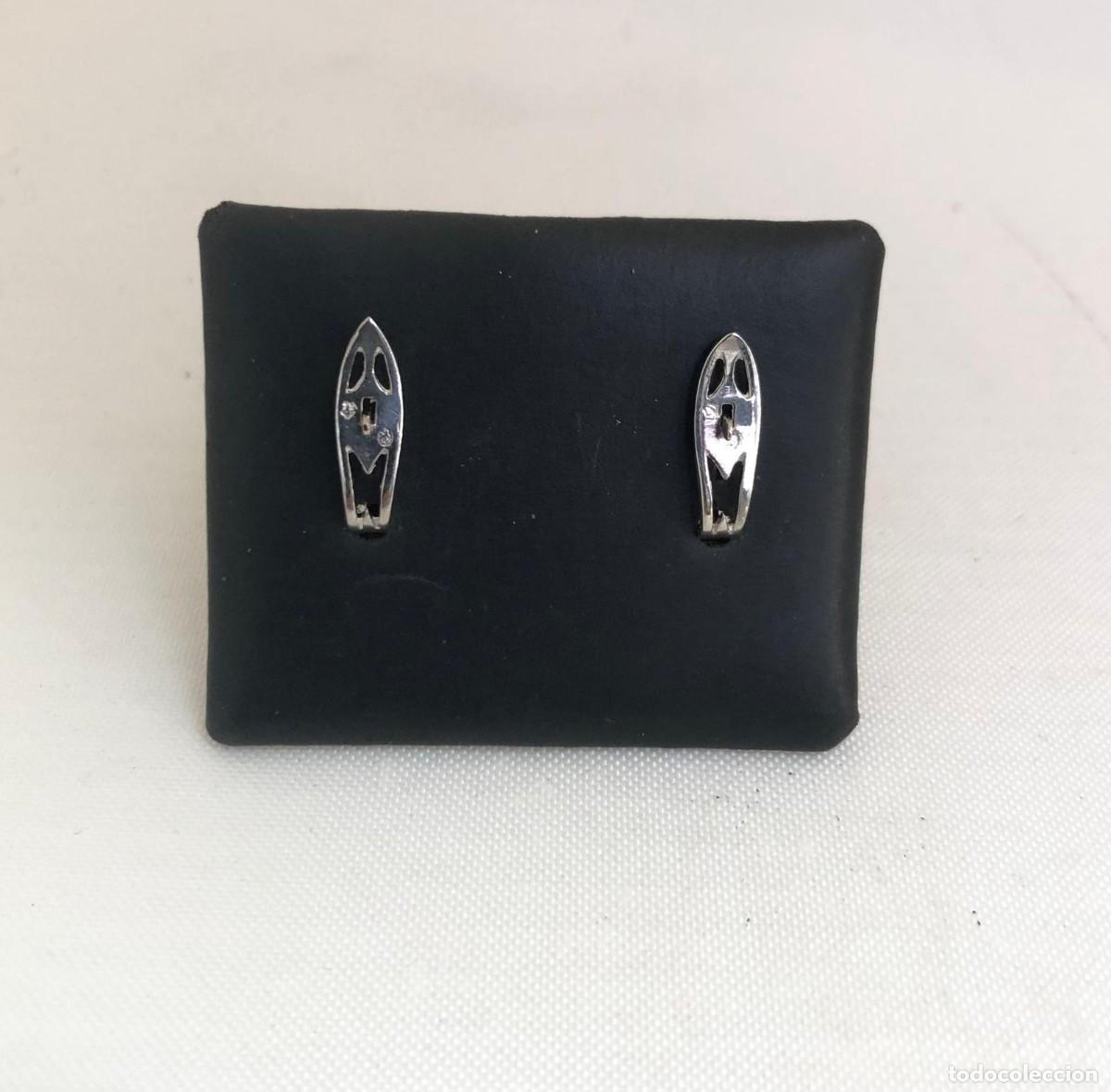 Joyeria: pendientes en oro 18 kts y diamantes - Foto 4