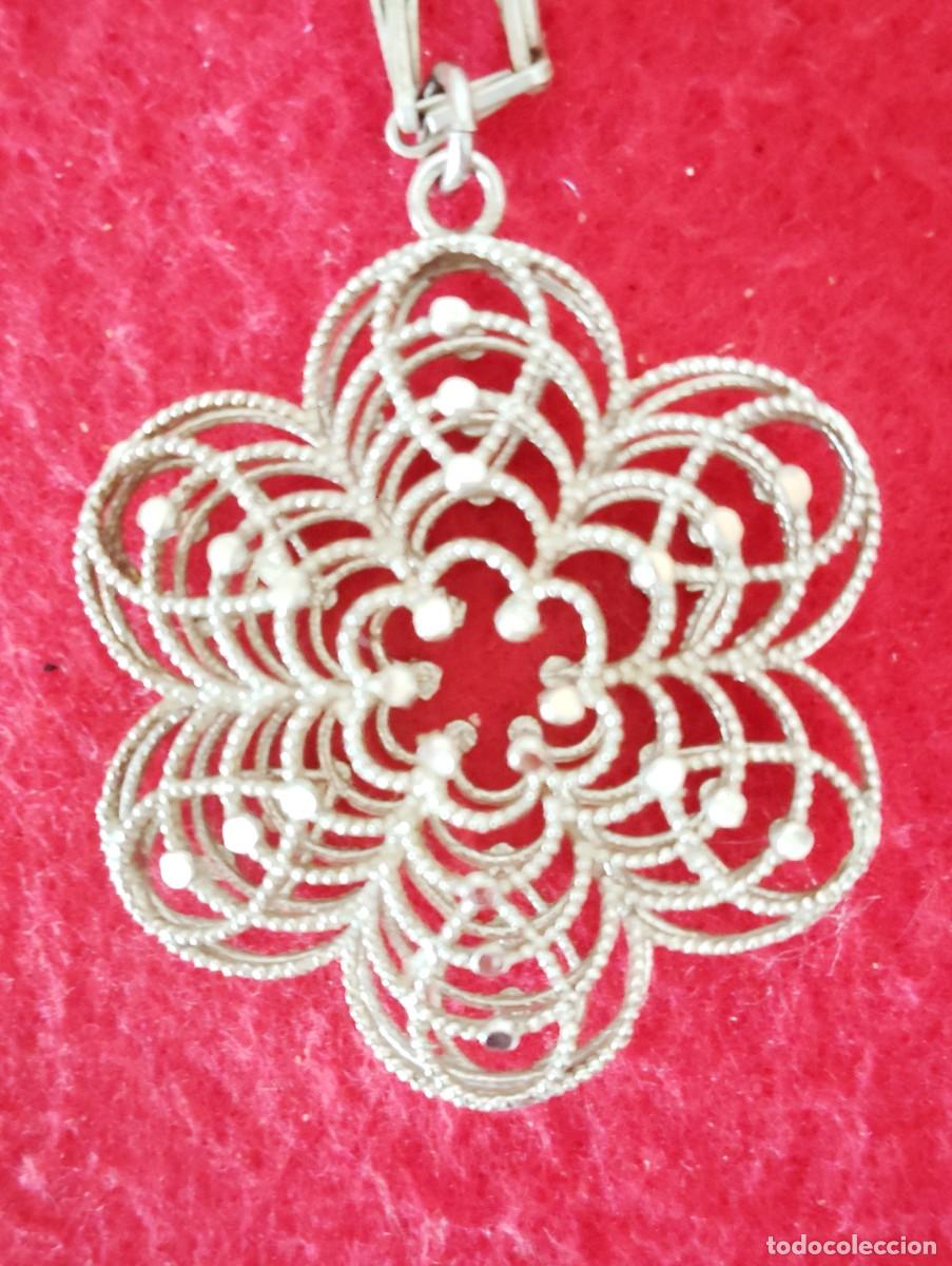Joyeria: COLGANTE PLATA.FLOR 3D.ARTESANAL - Foto 2