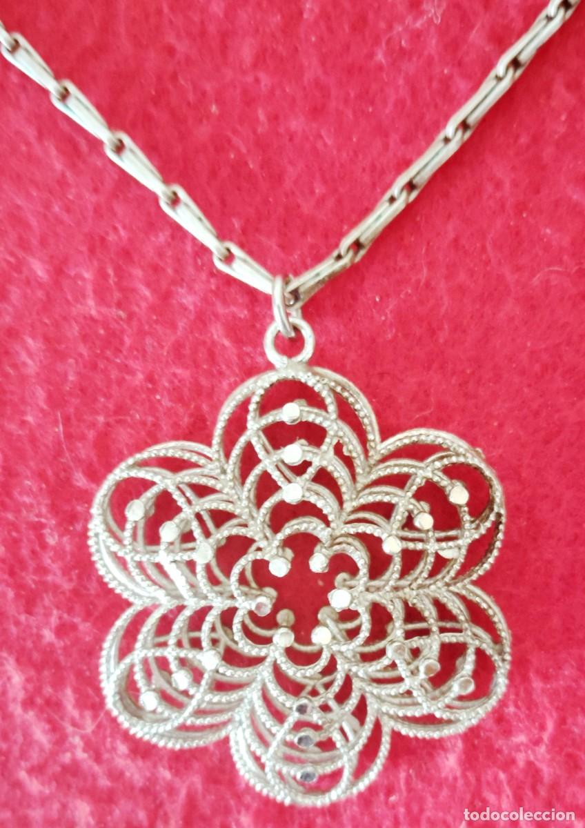 Joyeria: COLGANTE PLATA.FLOR 3D.ARTESANAL - Foto 3