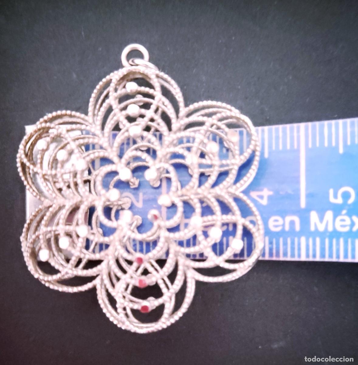 Joyeria: COLGANTE PLATA.FLOR 3D.ARTESANAL - Foto 7