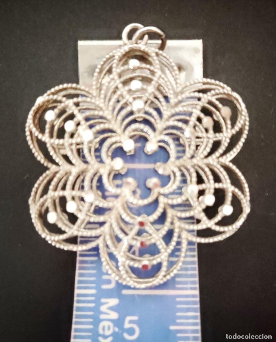 Joyeria: COLGANTE PLATA.FLOR 3D.ARTESANAL - Foto 8