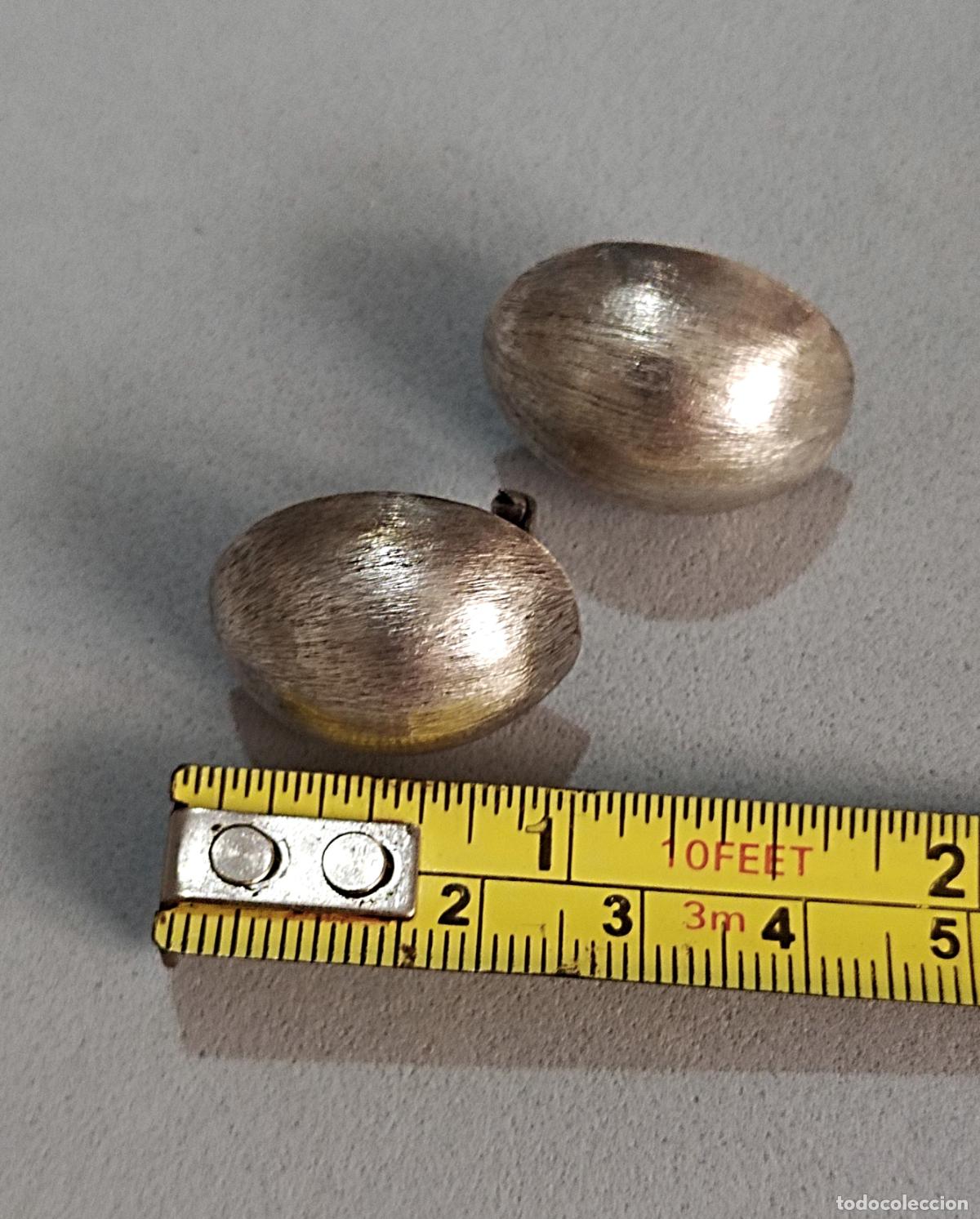 Joyeria: Pendientes de plata de ley contrastada, cierre de omega. - Foto 4