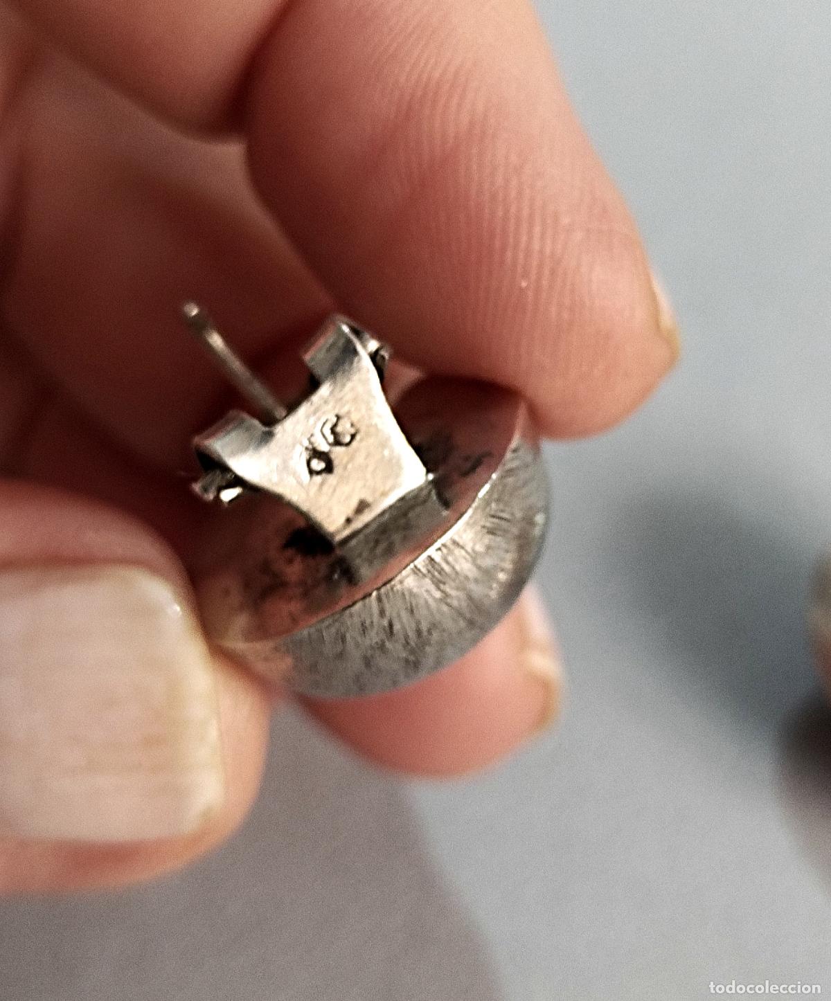 Joyeria: Pendientes de plata de ley contrastada, cierre de omega. - Foto 6