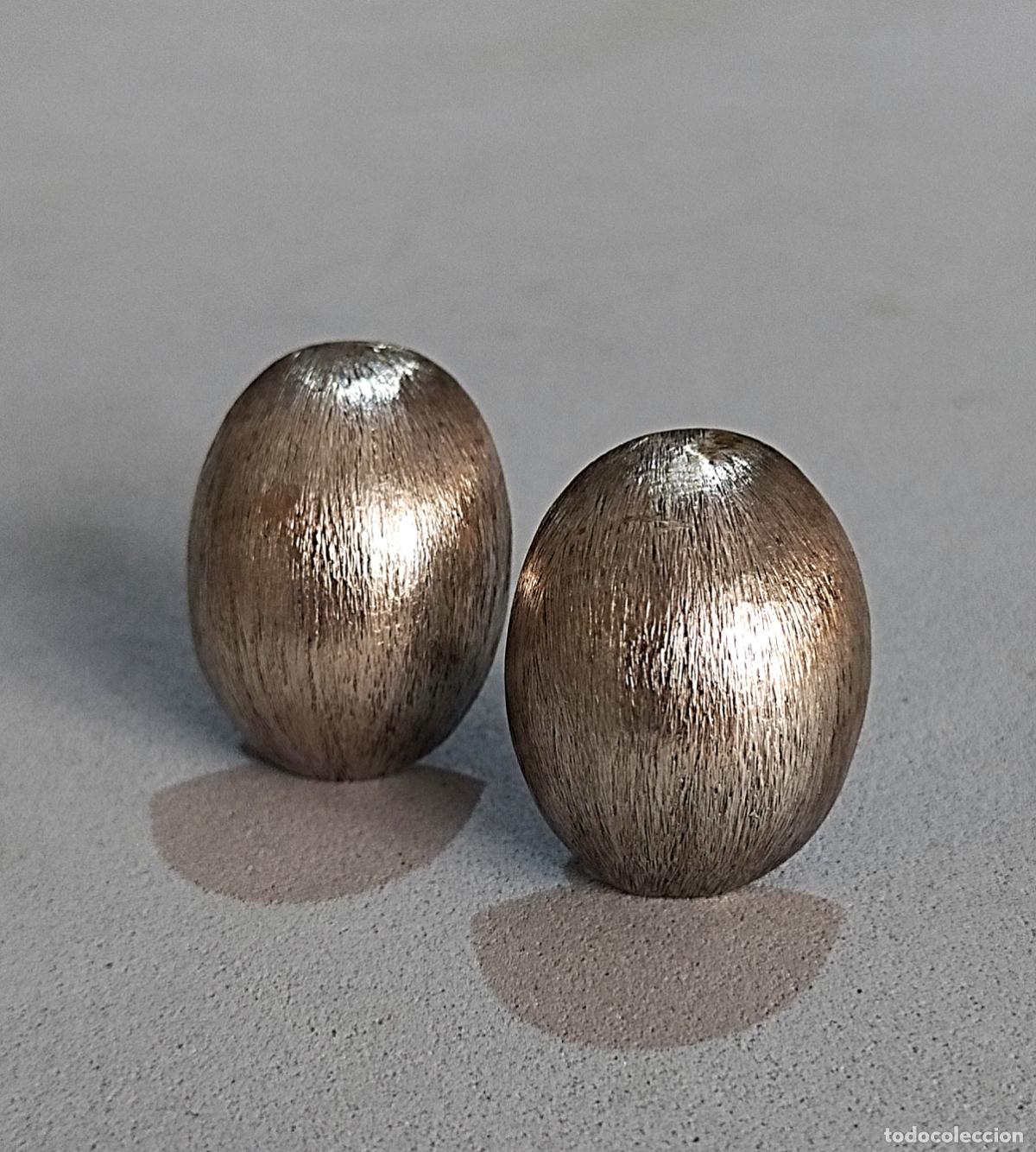 Joyeria: Pendientes de plata de ley contrastada, cierre de omega. - Foto 1
