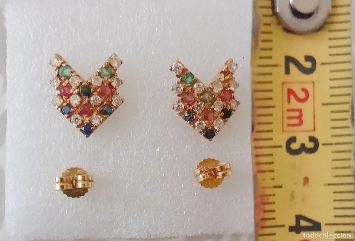 Joyeria: Pendientes Oro y Piedras Preciosas - Foto 2