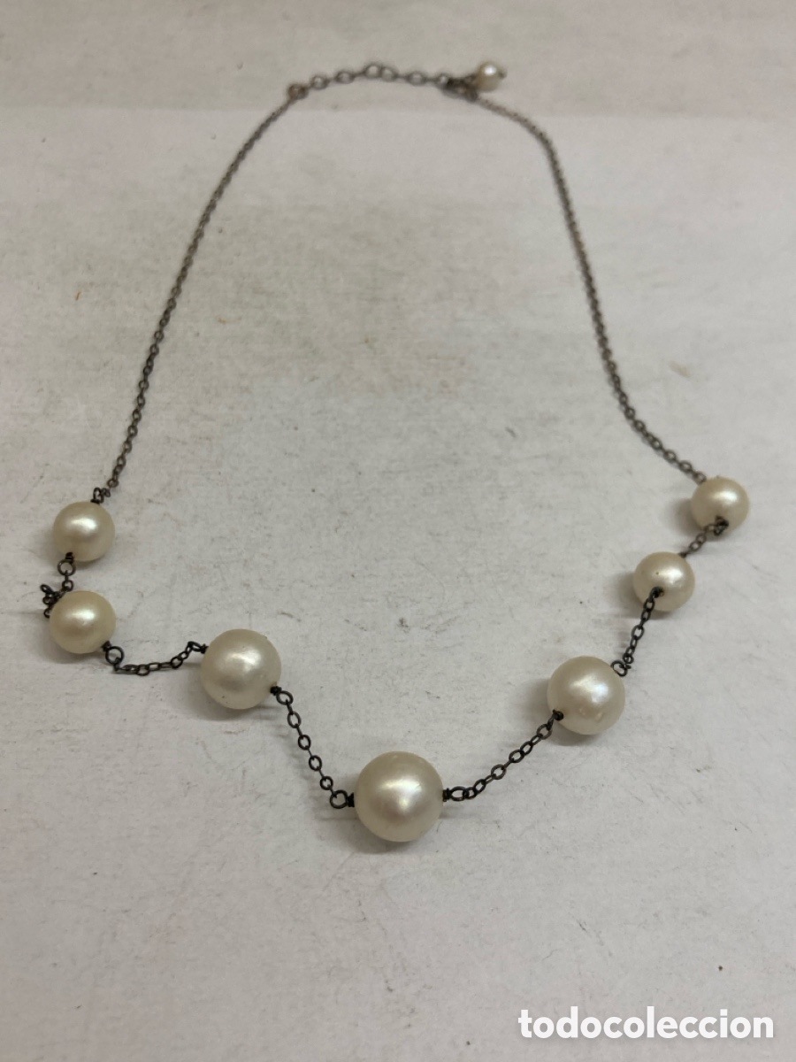 Joyeria: Collar de plata y perlas CC328 - Foto 1