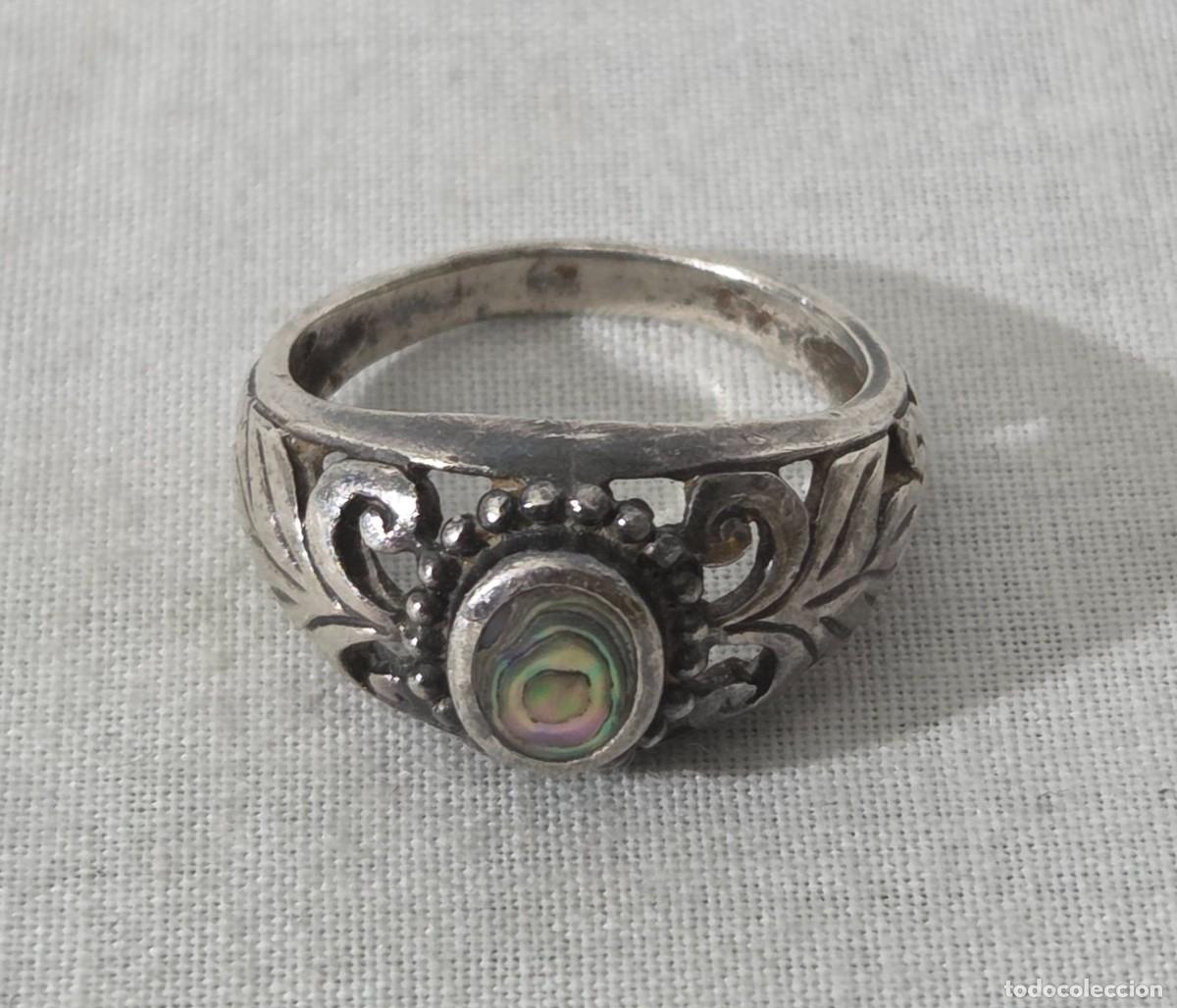 Joyeria: Anillo de plata 925, n&aacute;car madreperla - Foto 2