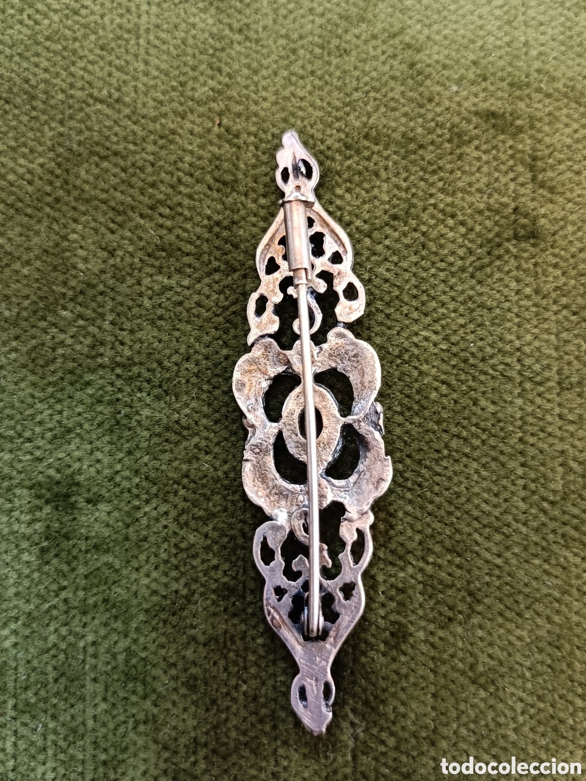 Joyeria: BROCHE REALIZADO EN PLATA Y ONIX. - Foto 3