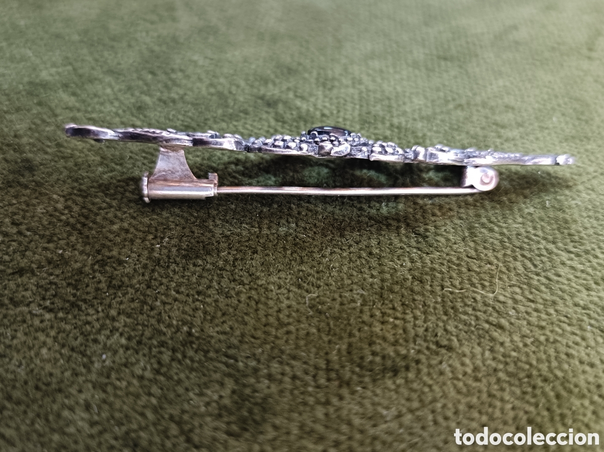 Joyeria: BROCHE REALIZADO EN PLATA Y ONIX. - Foto 4