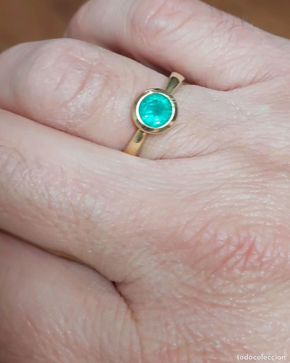Joyeria: anillo en oro con esmeralda de Colombia - Foto 1